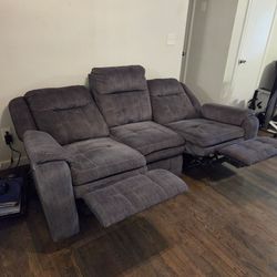 Custom Power Reclining Sofa & Loveseat Set – Excellent Condition – $1,100 OBO