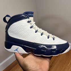Nike Air Jordan 9 Retro “2019 UNC Pearl Blue White” 302370-145 Size 10M