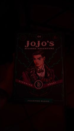 Jojos bizarre Adventure manga signed by voice actor