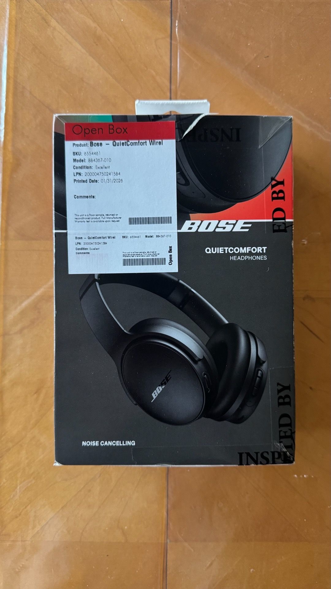 Bose Quiet Comfort Headphones