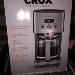 CRUX Artisan Series 14-Cup Programmable Coffee Maker in