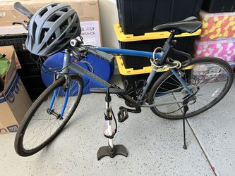 Nikishi Hybrid Bike With Pump And Helmet