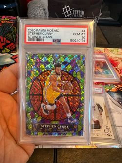 Stephen Curry stained glass
