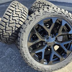 22"  Chevy Silverado 1500 Tahoe Suburban GMC Sierra Yukon Colorado Escalade wheels tires