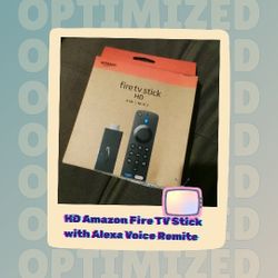 Amazon Fire TV Stick HD w/ Alexa Voice Remote | Streaming Media Player | Fast Setup