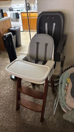 High chair and baby bath chair