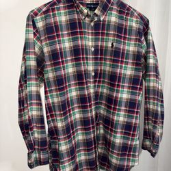 Polo Ralph Lauren  Shirt Sz XLPlaid Multicolor Preowned