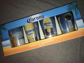 Corona Extra Glass Cups