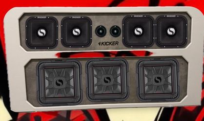 NEW CUSTOM BOX /MIDRANGE SPEAKERS KICKER ST 9” /SUBWOOFERS L/TWEETERS SILVERADO SIERRA 2019-2026