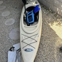10’ Pelican kayak & accessories 