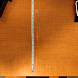 New 14kt  Gold Necklace 18" Length 1gram Weight With Original Box &Tag