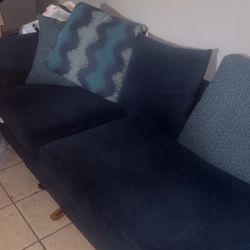 Two blue Couch Set 