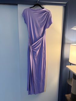 Purple long dress