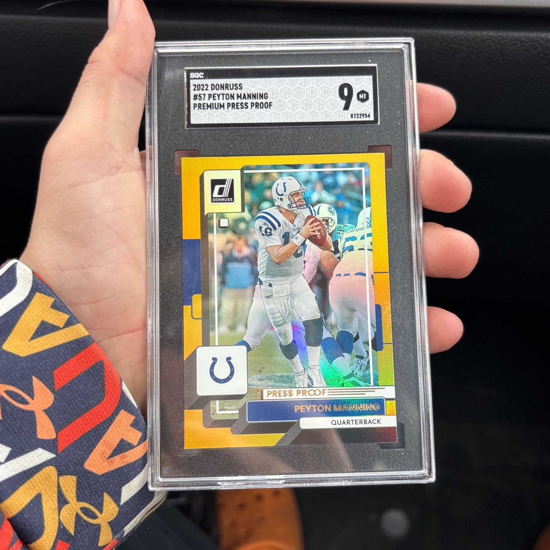 Peyton Manning graded card
