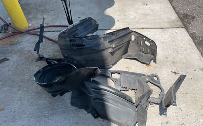 Stock Wheel Well Plastics As Under shield 2009 Accord