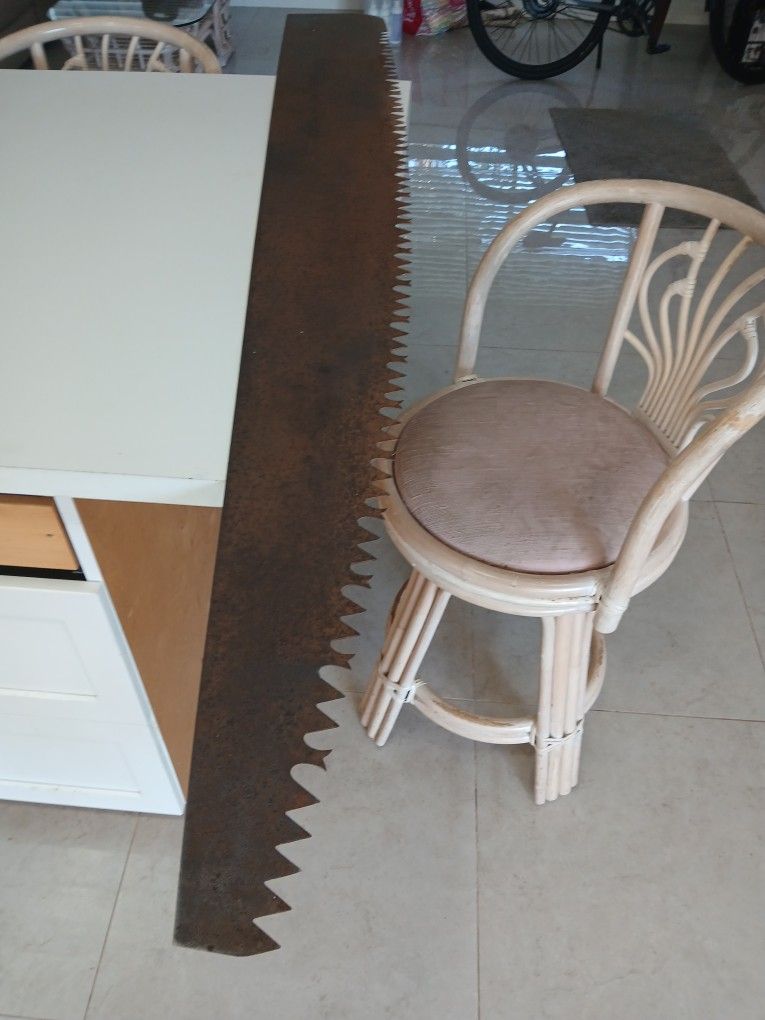 Antique 6 Ft Timber Saw