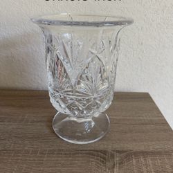 Vintage Shannon Crystal 9 inch vase $70