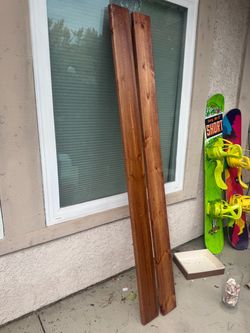 Stained Wooden Board Lumber Plank for Shelving