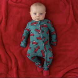 posh peanut disney mickey Christmas pajama Bamboo