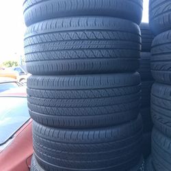 4 used Tires 255/45r19 continental 🤑 free Installation ‼️ 