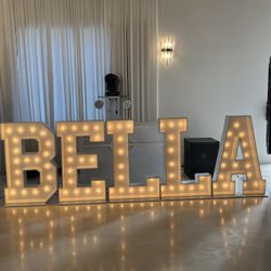 MARQUEE LETTERS AND NUMBERS