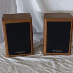 Vintage Technics SB-S20 2-Way Bookshelf Speaker System Set Pair 50W - Tested