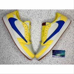 Jordan 1 Low Travis Scott Canary 14 Men
