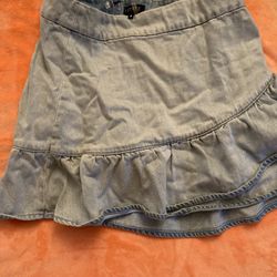 Denim 1 state size 4 duffle skirt 