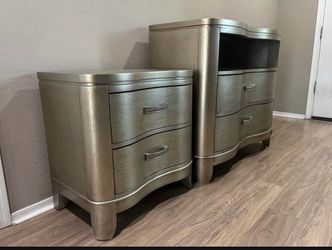 Matching Nightstand & Chest – 2-Piece Bedroom Set