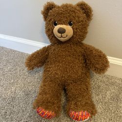BUILD A BEAR WORKSHOP Happy Birthday Stuffed Animal Brown Plush Toy