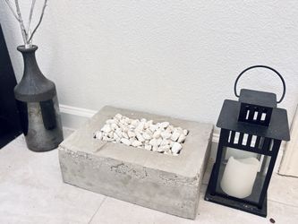 Concrete Decorative Fire Pit & Secret Hideaway – 14.5 x 10 x 5"
