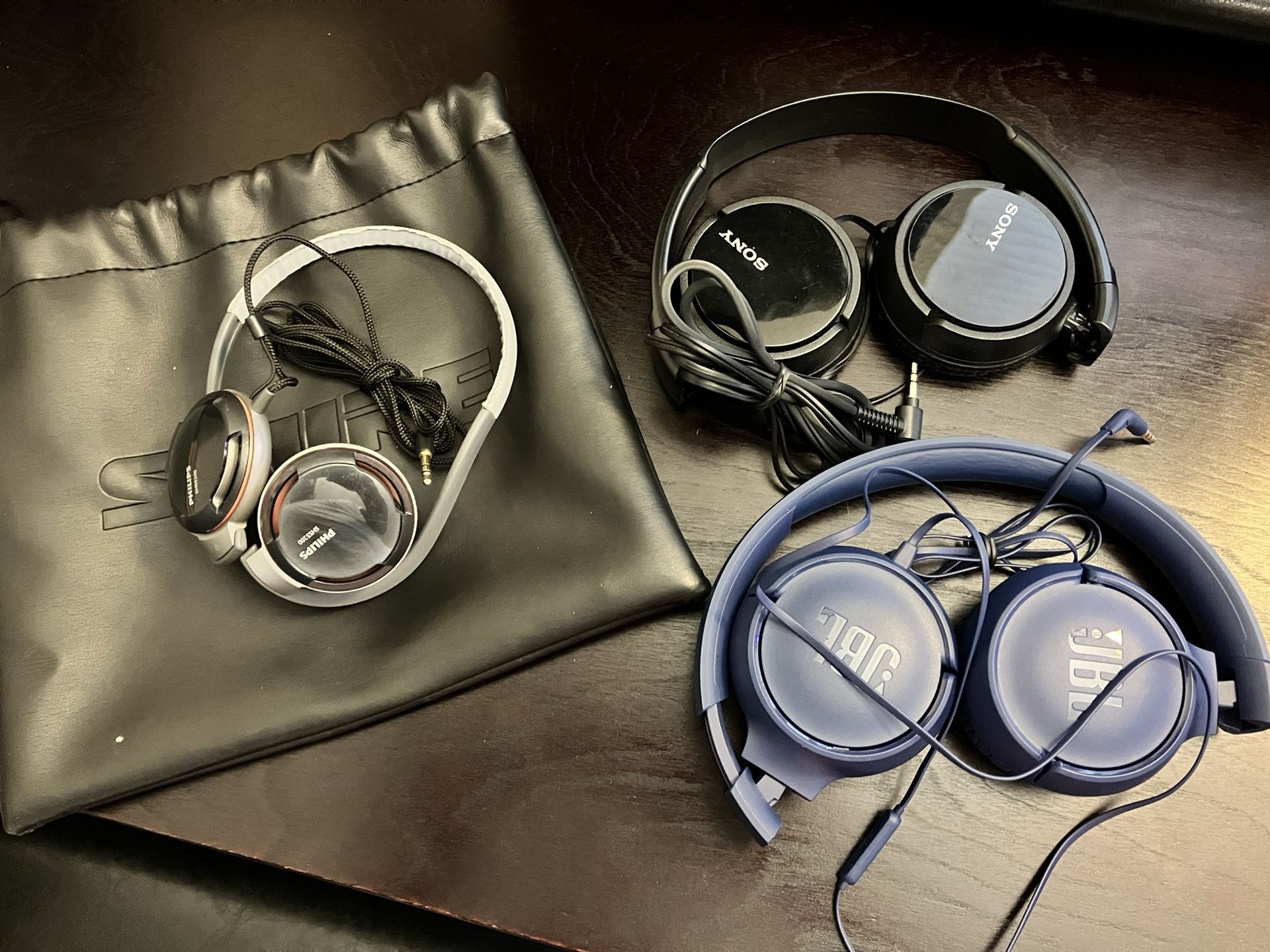Headphones JBL /SONY/ PHILIPS $20 For All