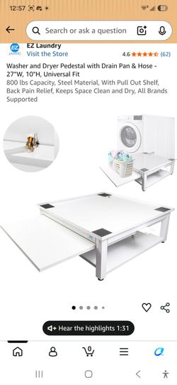 Ez laundry pedestal "27" 10
