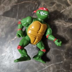 1988 Teenage Mutant Ninja Turtles TMNT Raphael Figure Play Toy Raph Hard Head