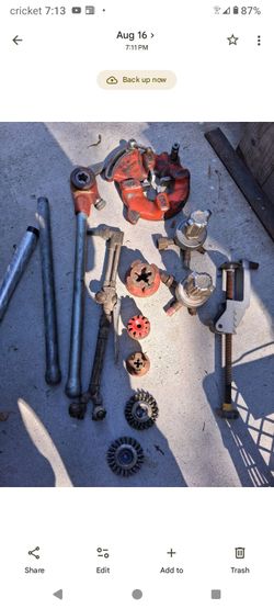 Welding torch/ pipe threading