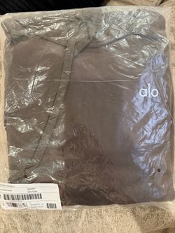 Alo Accolade Espresso Hoodie Size Large