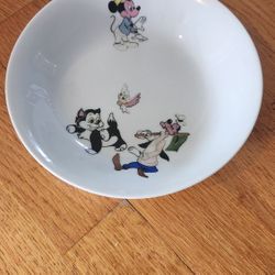 Vintage Bareuther Waldsassen Germany Disney Soup Bowl - Mickey Mouse