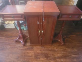 Decorative Cabinet & End Tables