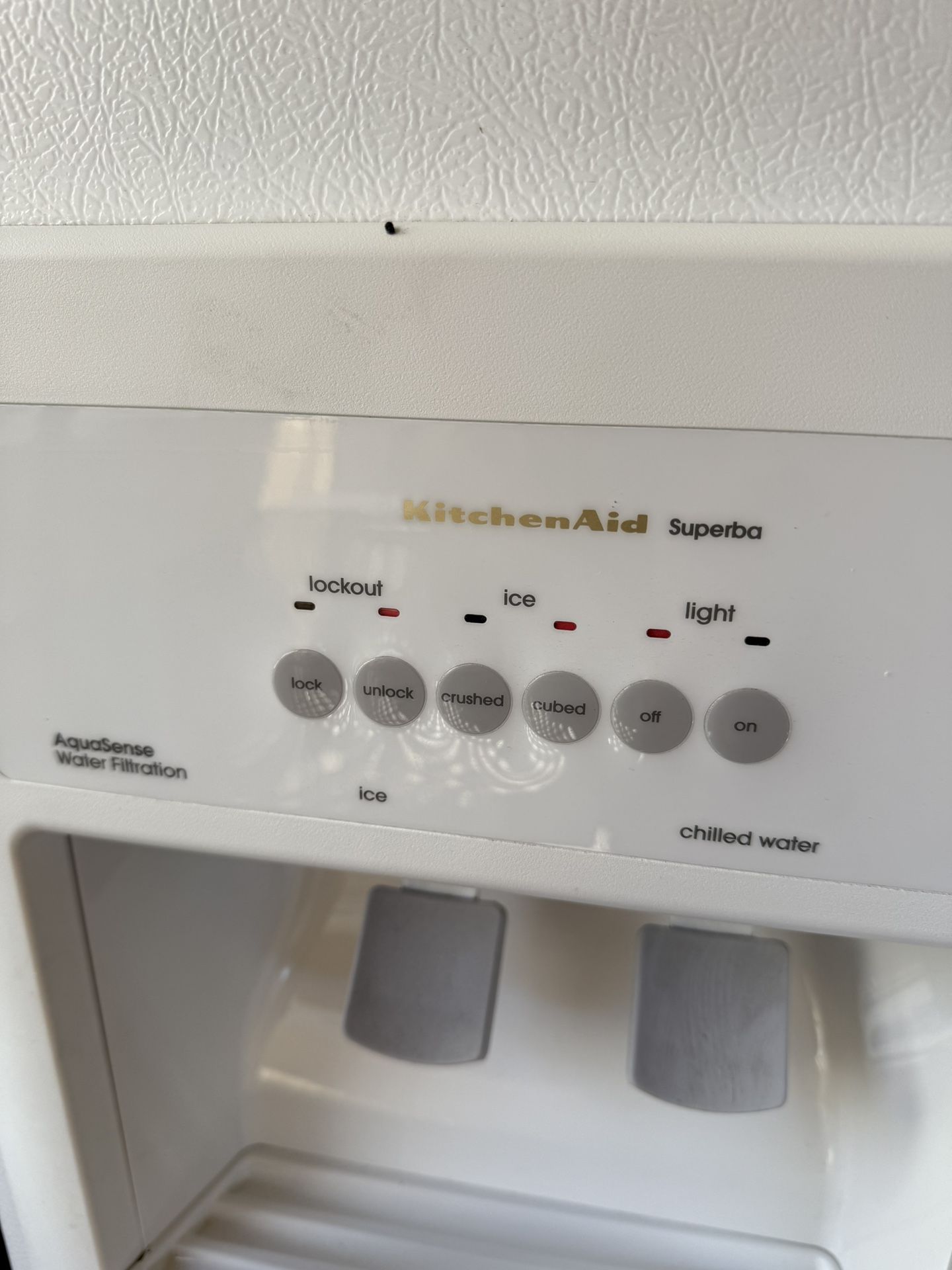 kitchen aid superba fridge