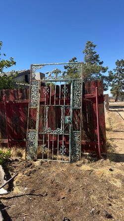 Wrought iron gate