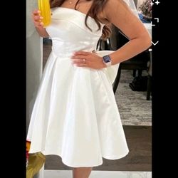 Brand New Wedding Dress Set Bouquet Vale And Gloves