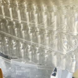 Small Glass Bottles  With Plastic Capa 