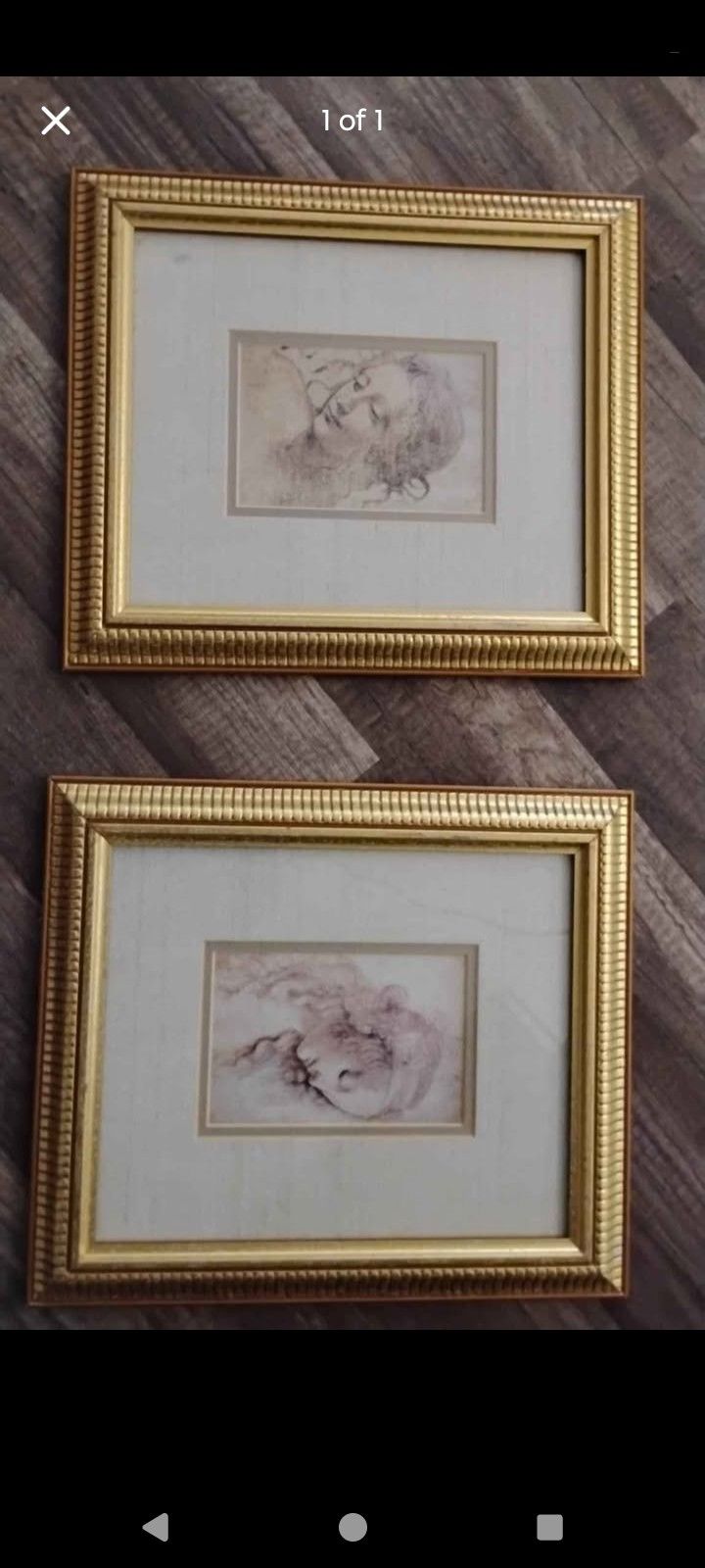 2 Gold Framed Pictures