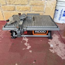 Rigid Wet Tile Saw