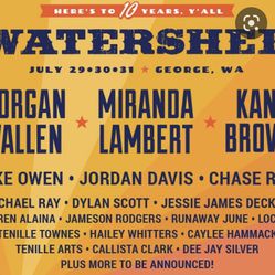2022 Watershed Wristband Ticket For Sale!!