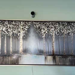 Framed Forest Artwork 