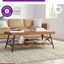 Laguna Solid Wood Top Coffee Table