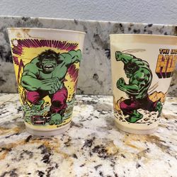 Hulk 1977 Vintage Cups