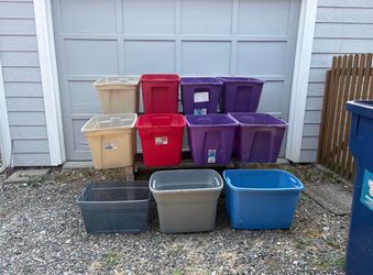 Moving bins / No lids lot#11