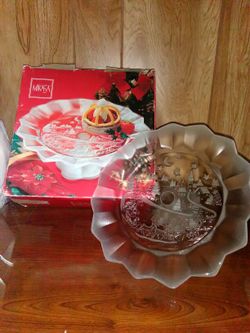 Mikasa Crystal Serving Dish